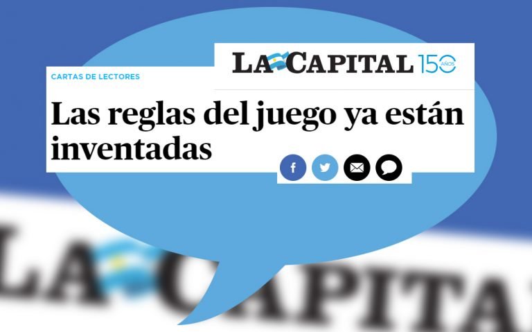 Las reglas del juego ya están inventadas