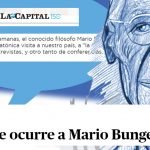 ¿Qué le ocurre a Mario Bunge?